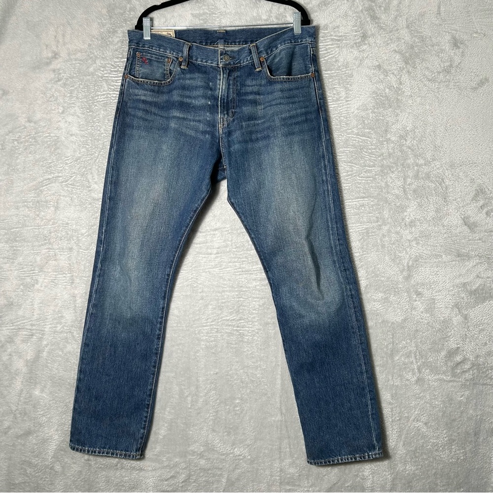 Vintage Polo Ralph Lauren Selvedge Jeans Mens Actual Size 36X31 Hampton Straight